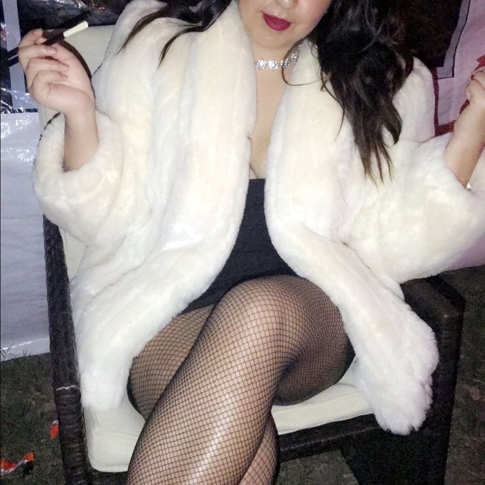 White Faux Fur